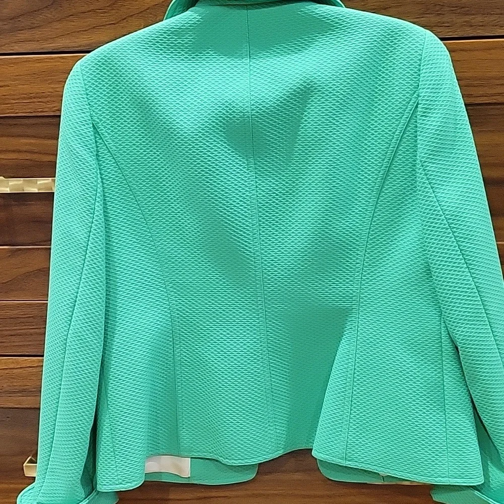 Nina Mclemore Pique Green Jacket - Picture 2 of 6